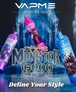 VAPME Monster 16000 Züge 2% 5% Nikotin Wiederaufladbar Tragbares Design Großhandel Einweg E-Zigarette
