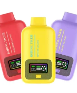 VASY Boring Tiger 25000 Züge Digitaler Bildschirm 4 Mesh Coils 50mg Nikotin Niedriger Nikotingehalt Großhandel Mehrere Geschmacksrichtungen Wiederaufladbare Einweg-E-Zigaretten