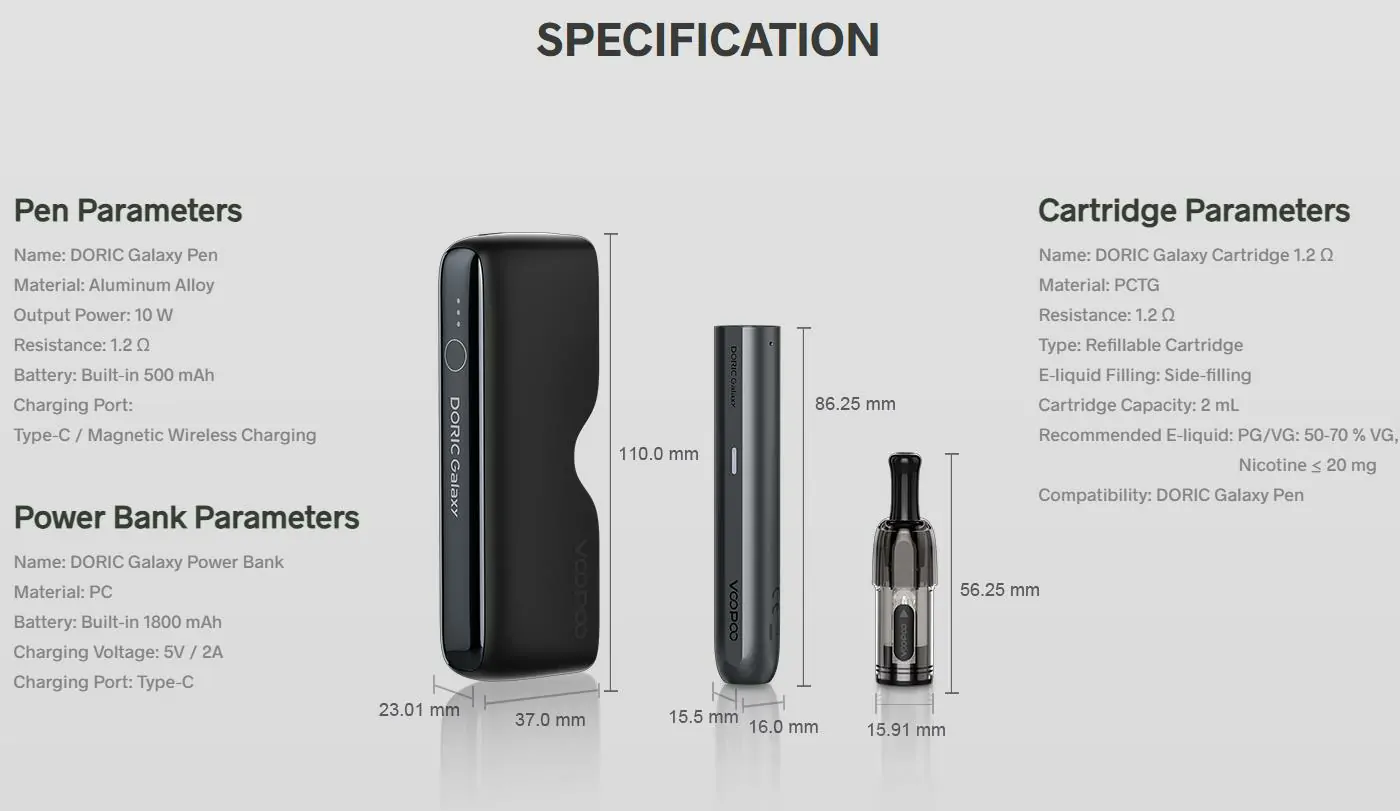 VOOPOO DORIC Galaxy Pod System Kit