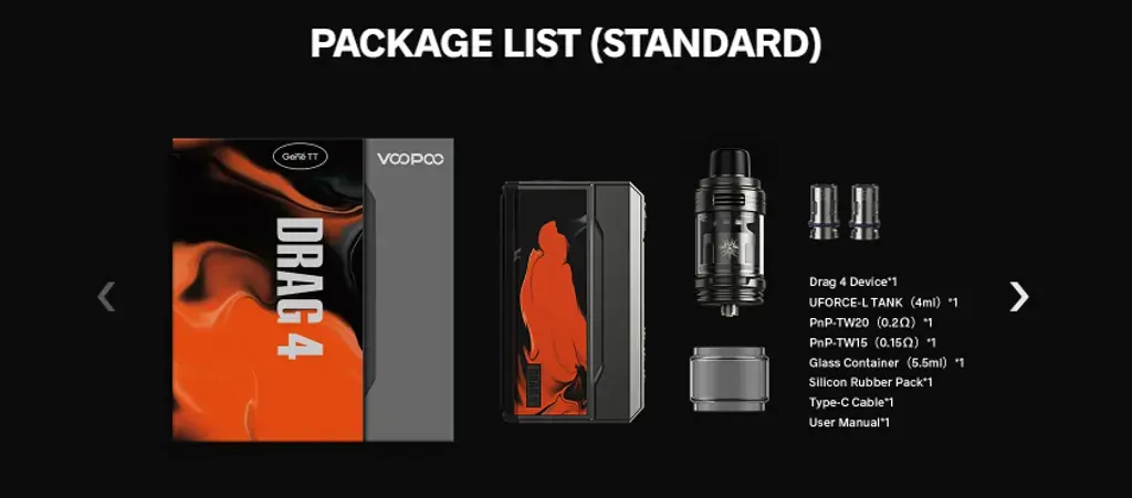 VOOPOO DRAG 4 KIT Mod Pod System