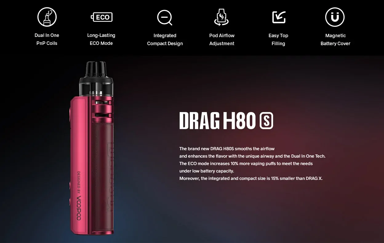 VOOPOO DRAG H80S Pod-System Mod-Kit
