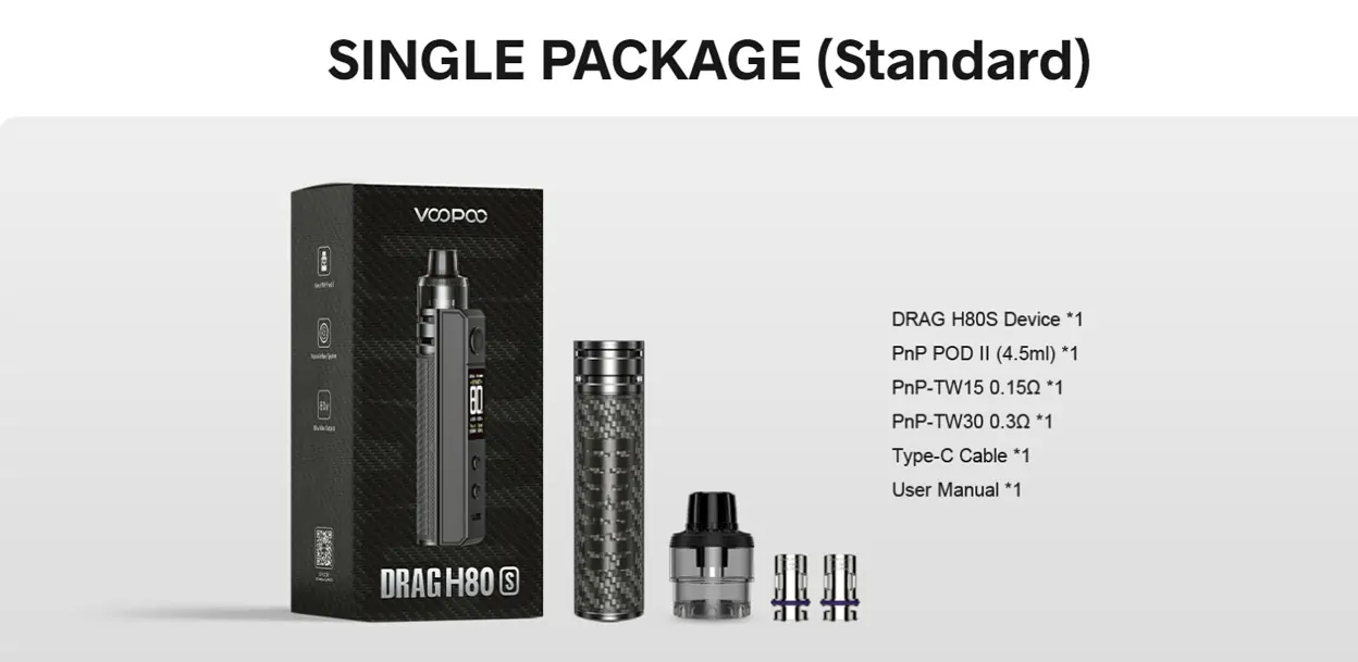 VOOPOO DRAG H80S Pod-System Mod-Kit