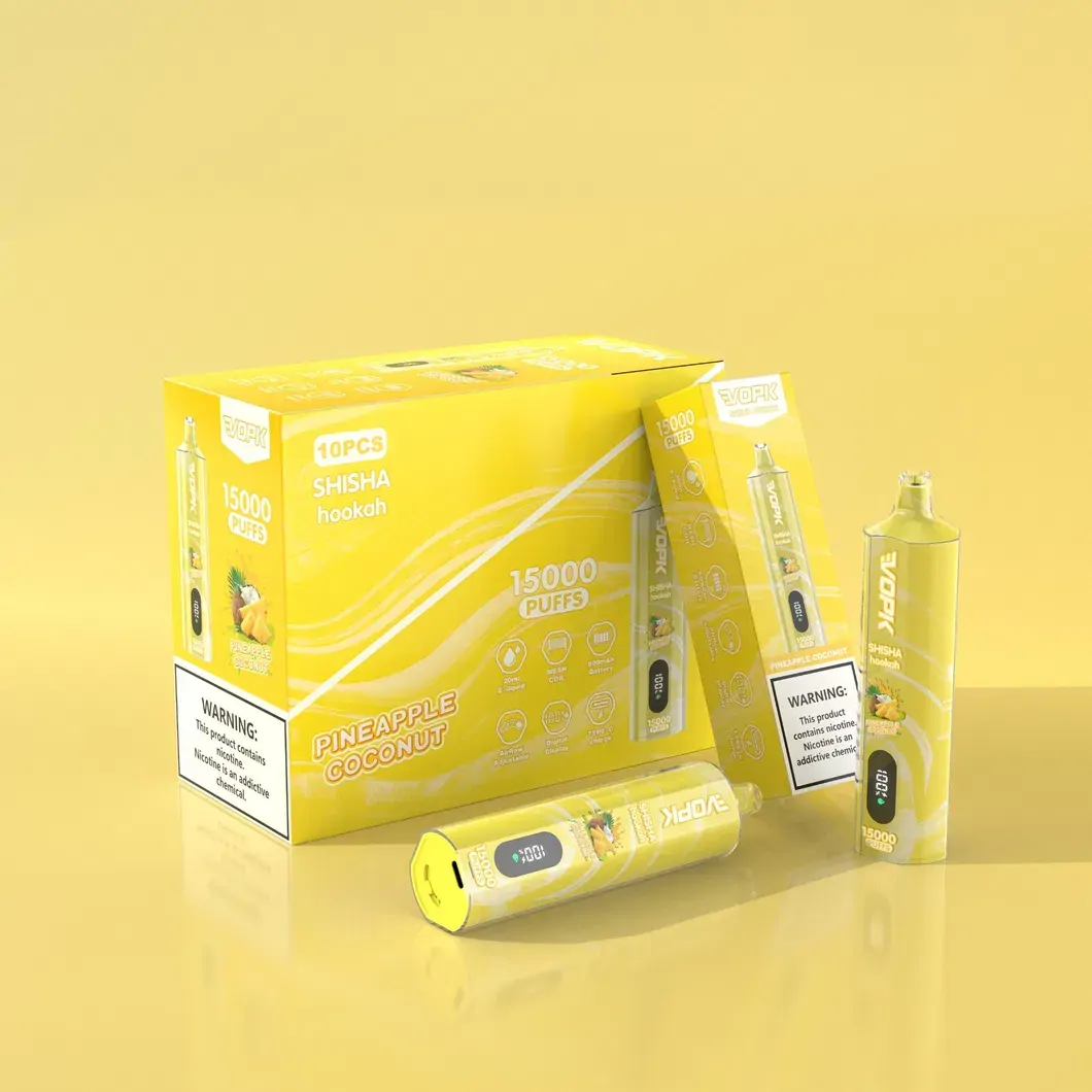 VOPK Shisha Hookah 15000 Züge Einweg E-Zigarette DTL Lungeninhalation 0% 2% 3% 5% Nikotin Großhandel – Bild 5