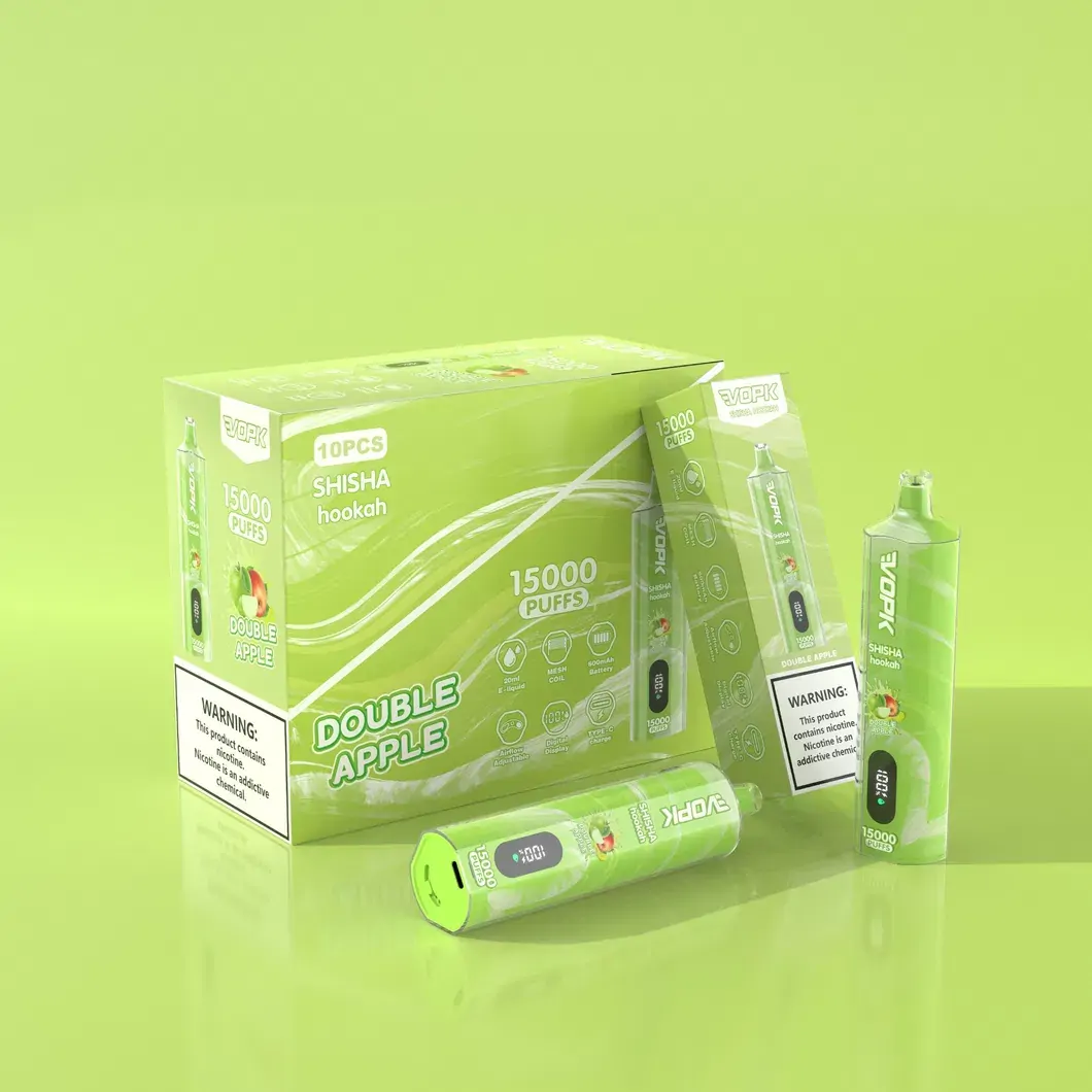 VOPK Shisha Hookah 15000 Züge Einweg E-Zigarette DTL Lungeninhalation 0% 2% 3% 5% Nikotin Großhandel – Bild 2