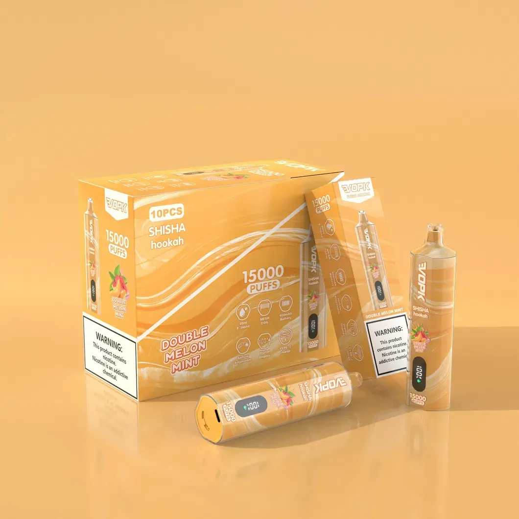 VOPK Shisha Hookah 15000 Züge Einweg E-Zigarette DTL Lungeninhalation 0% 2% 3% 5% Nikotin Großhandel – Bild 7