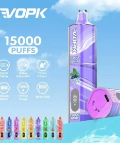 VOPK Shisha Hookah 15000 Züge Einweg E-Zigarette DTL Lungeninhalation 0% 2% 3% 5% Nikotin Großhandel