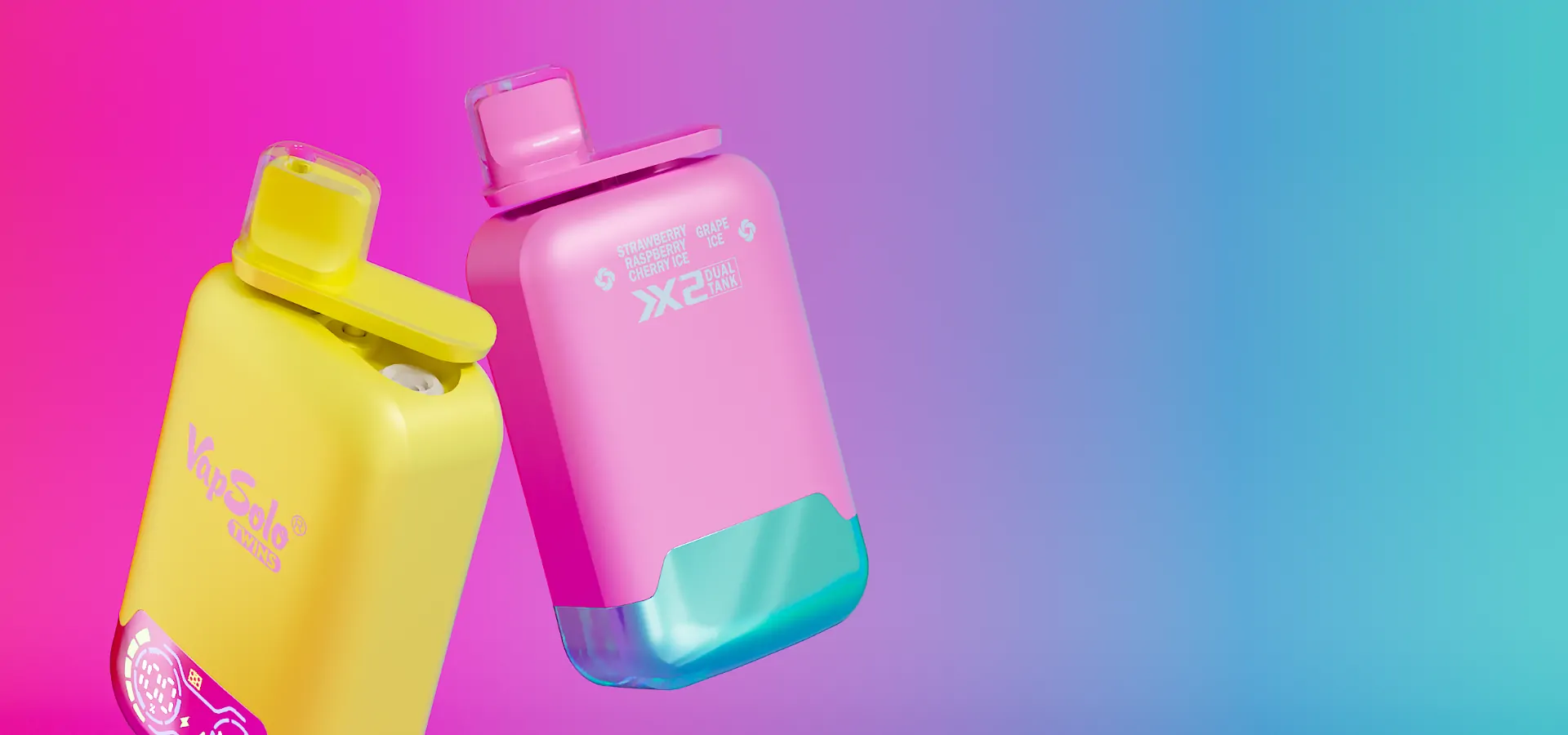 VapSolo Twins 20000 Züge Smart Display Einweg-Dampfer 2% und 5% Nikotin Großhandel Aufladbarer Einweg-Dampfer Stift im Großhandel