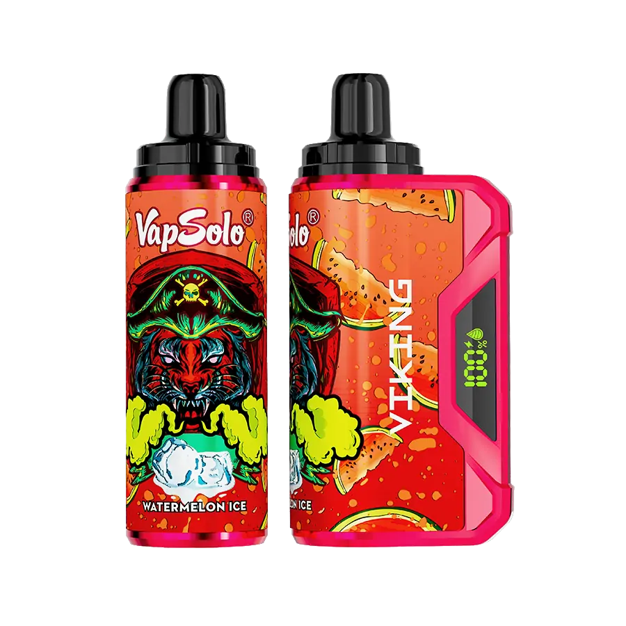 VapSolo Viking 12000 Züge LCD Display 4 Stufen Luftstrom 2% und 5% Nikotin gering Einweg-Vape Stifte Großhandel Wiederaufladbar – Bild 6