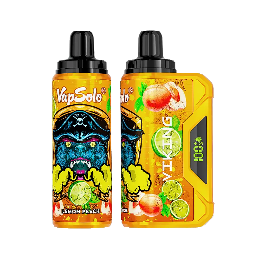 VapSolo Viking 12000 Züge LCD Display 4 Stufen Luftstrom 2% und 5% Nikotin gering Einweg-Vape Stifte Großhandel Wiederaufladbar – Bild 3