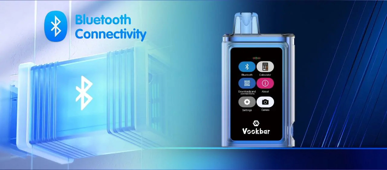 Vookbar Cyber Pro 30000 Züge Dual Mesh 2,1-Zoll Touchscreen 0% 2% 3% 5% Niedriger Nikotingehalt Großhandel Wiederaufladbare Einweg E-Zigarette Pen