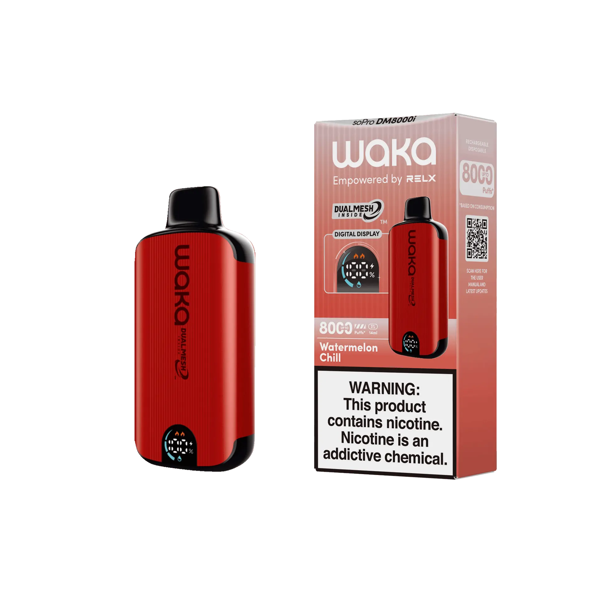 WAKA soPro DM8000i Einweg Vape – 8000 Züge, Dual Mesh Coil, 3% & 5% Nikotin, Großhandel – Bild 2