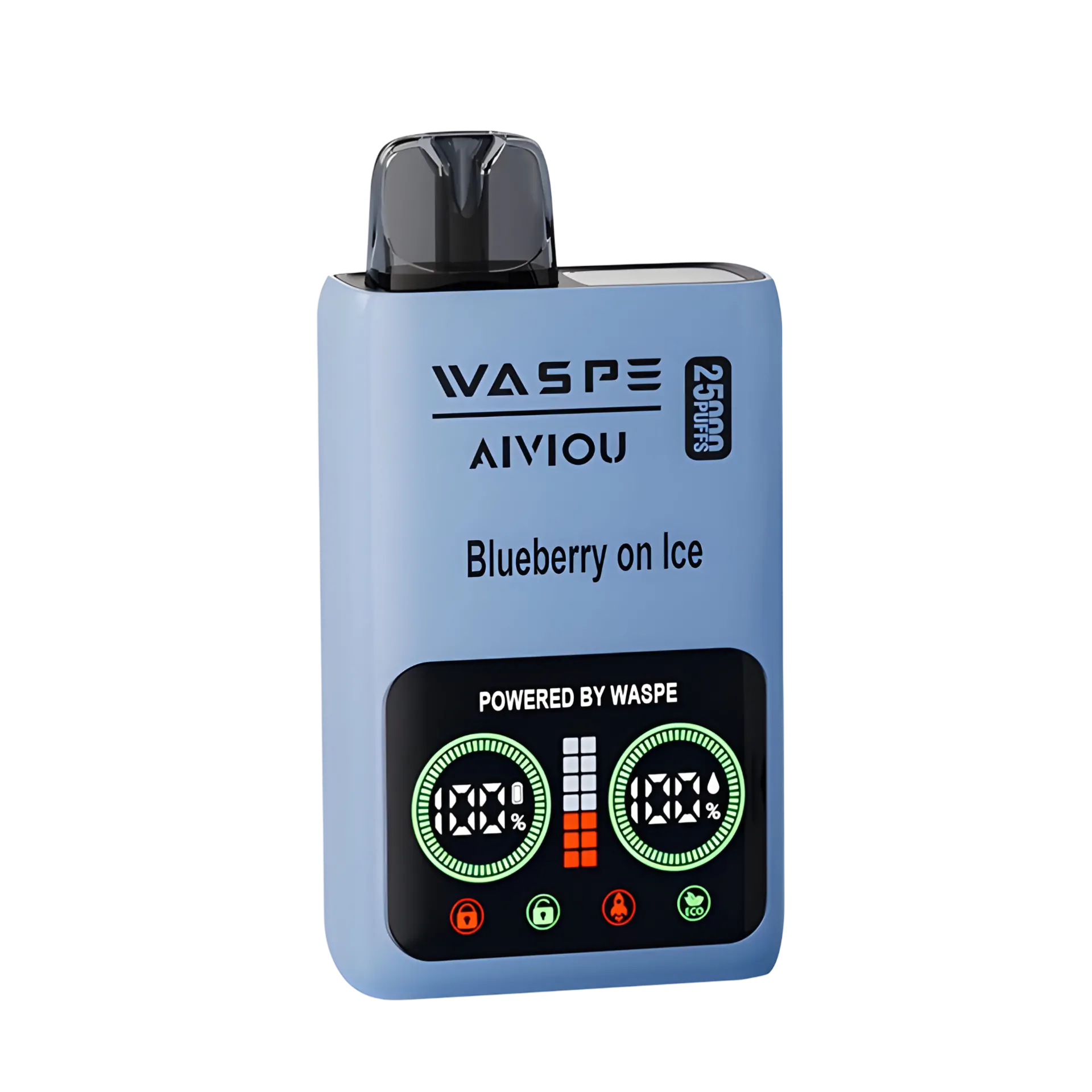 WASPE 25000 ZÜGE Dual Mesh Box Wiederaufladbar Einweg E-Zigarette mit LCD-Display 0% 2% 3% 5% Nikotin Geringer Nikotingehalt Großhandel – Bild 8