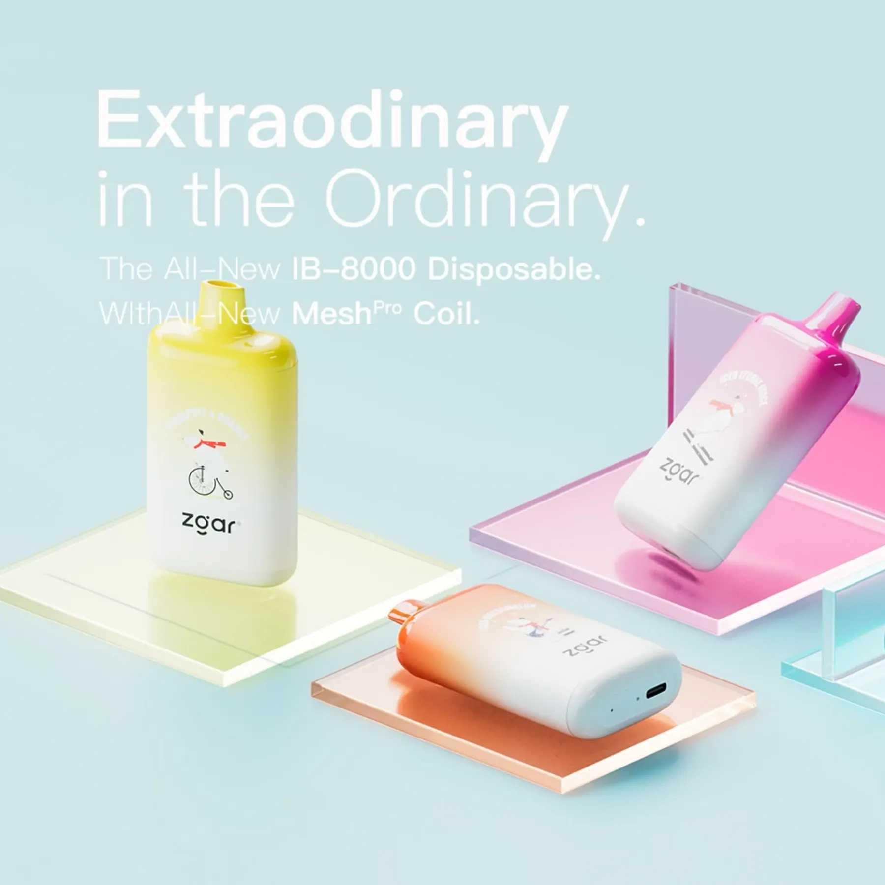 ZGAR ICE BOX 8000 Züge – 2% Nikotin, 15 Geschmacksrichtungen, wiederaufladbare Einweg E-Zigarette Großhandel & Bulk kaufen