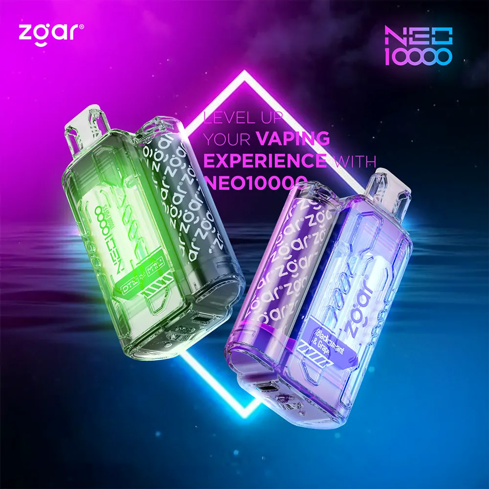ZGAR NEO 10000 Züge 3% Nikotin – Stilvolles Design, wiederaufladbare Einweg-E-Zigarette, Großhandel & Bulk-Kauf