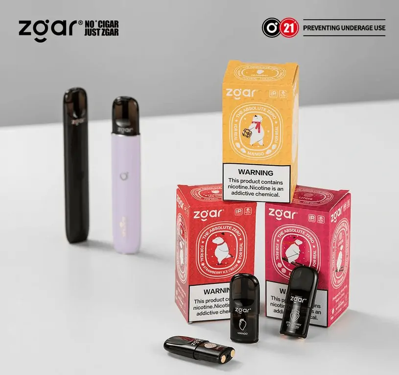 Zgar Vape AZ Pods 5.0 (3-in-1 Pack) – 3 % Nikotin, 3x Pod, bis zu 400 Züge – Großhandel & Bulk-Bestellung