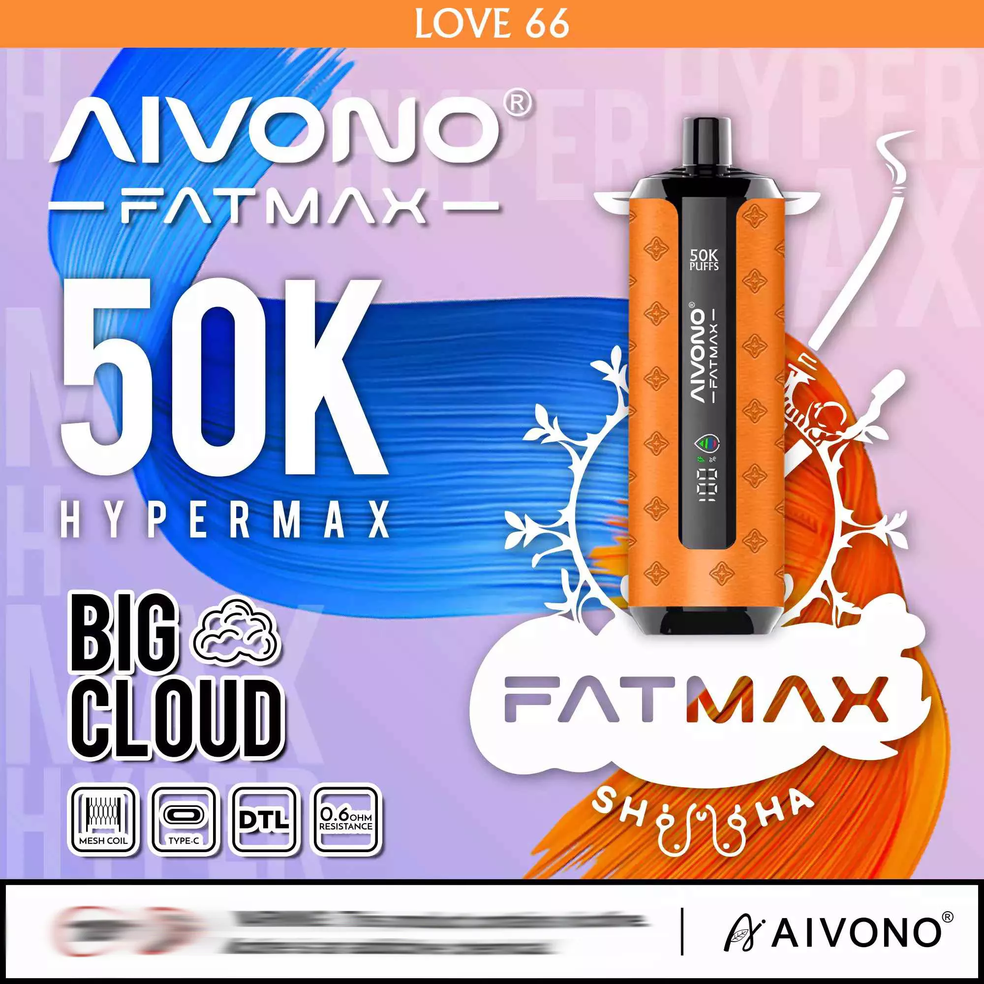 AIVONO AIM FATMAX 50000 Züge Einweg Vape Großhandel Posten günstig kaufen – Bild 6