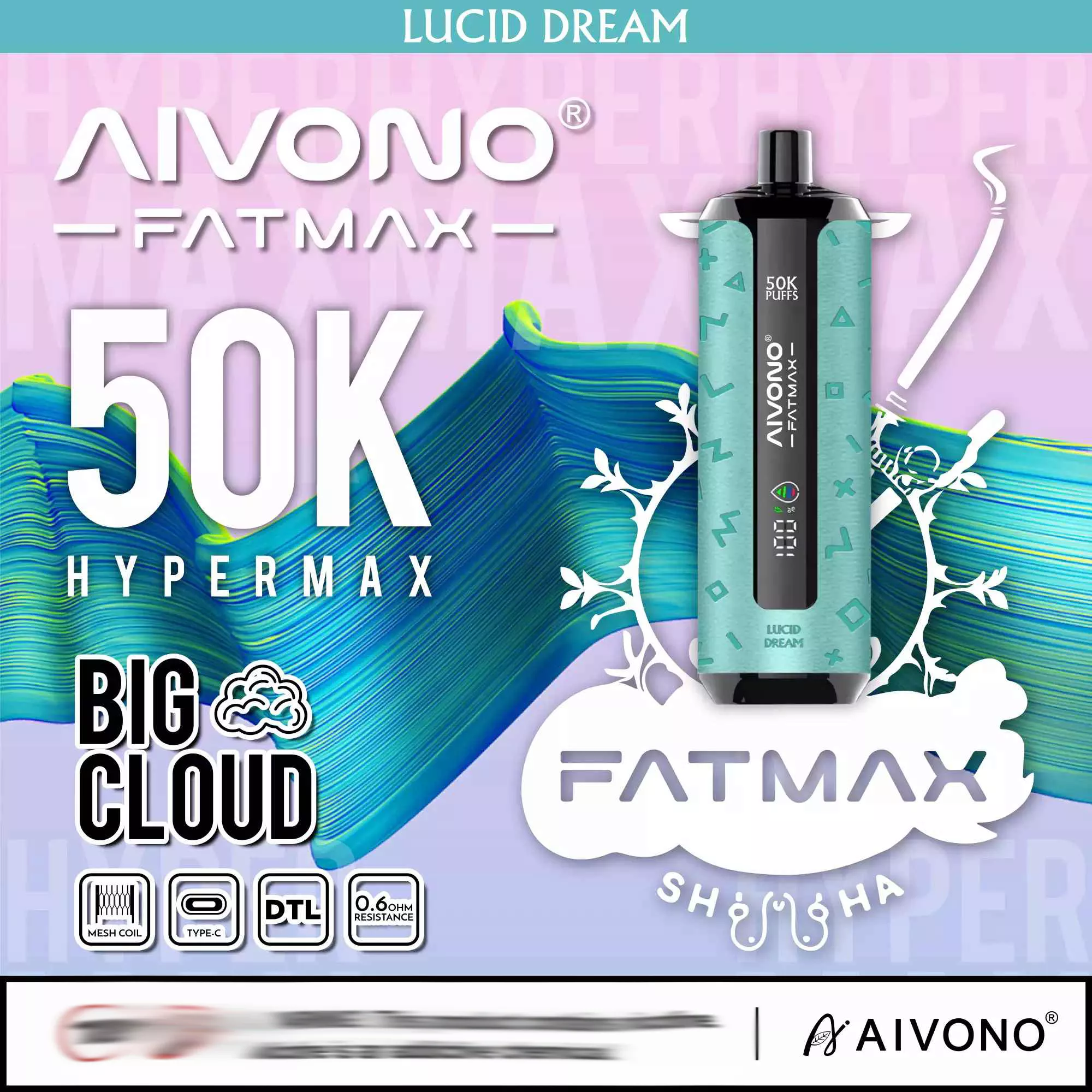 AIVONO AIM FATMAX 50000 Züge Einweg Vape Großhandel Posten günstig kaufen – Bild 7