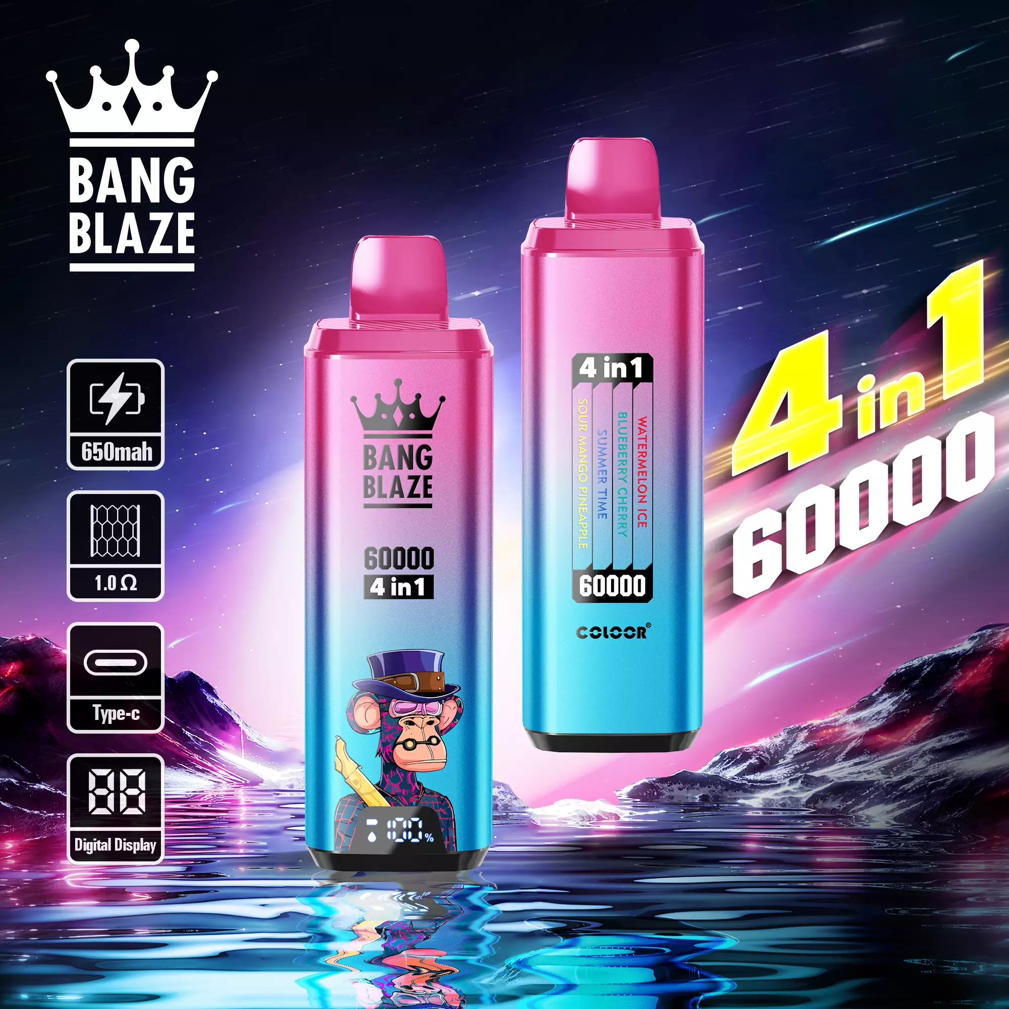 BANG BLAZE 60000 Züge 4in1 Geschmack Einweg Vape Großhandel 60K Züge günstig kaufen – Bild 13