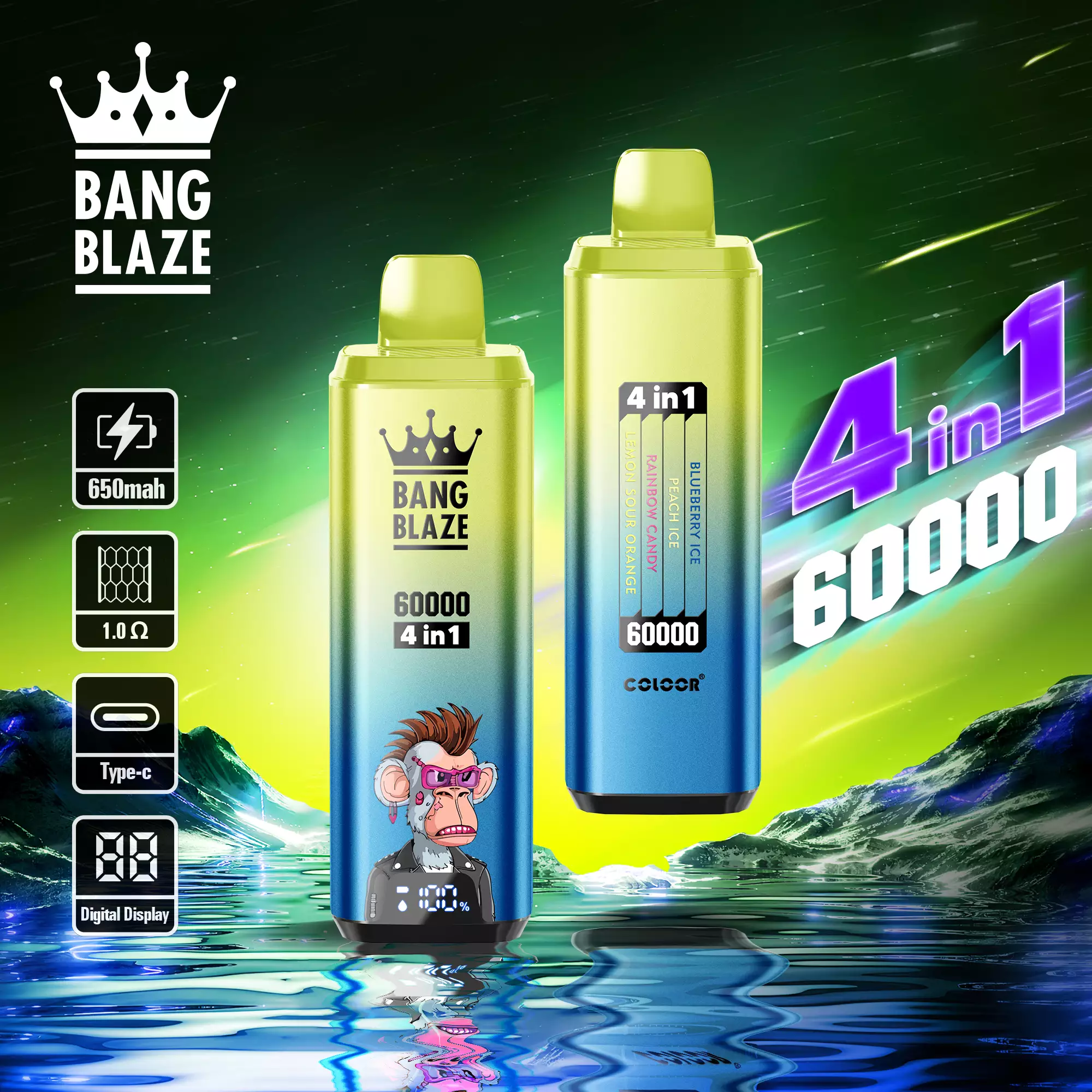 BANG BLAZE 60000 Züge 4in1 Geschmack Einweg Vape Großhandel 60K Züge günstig kaufen – Bild 12