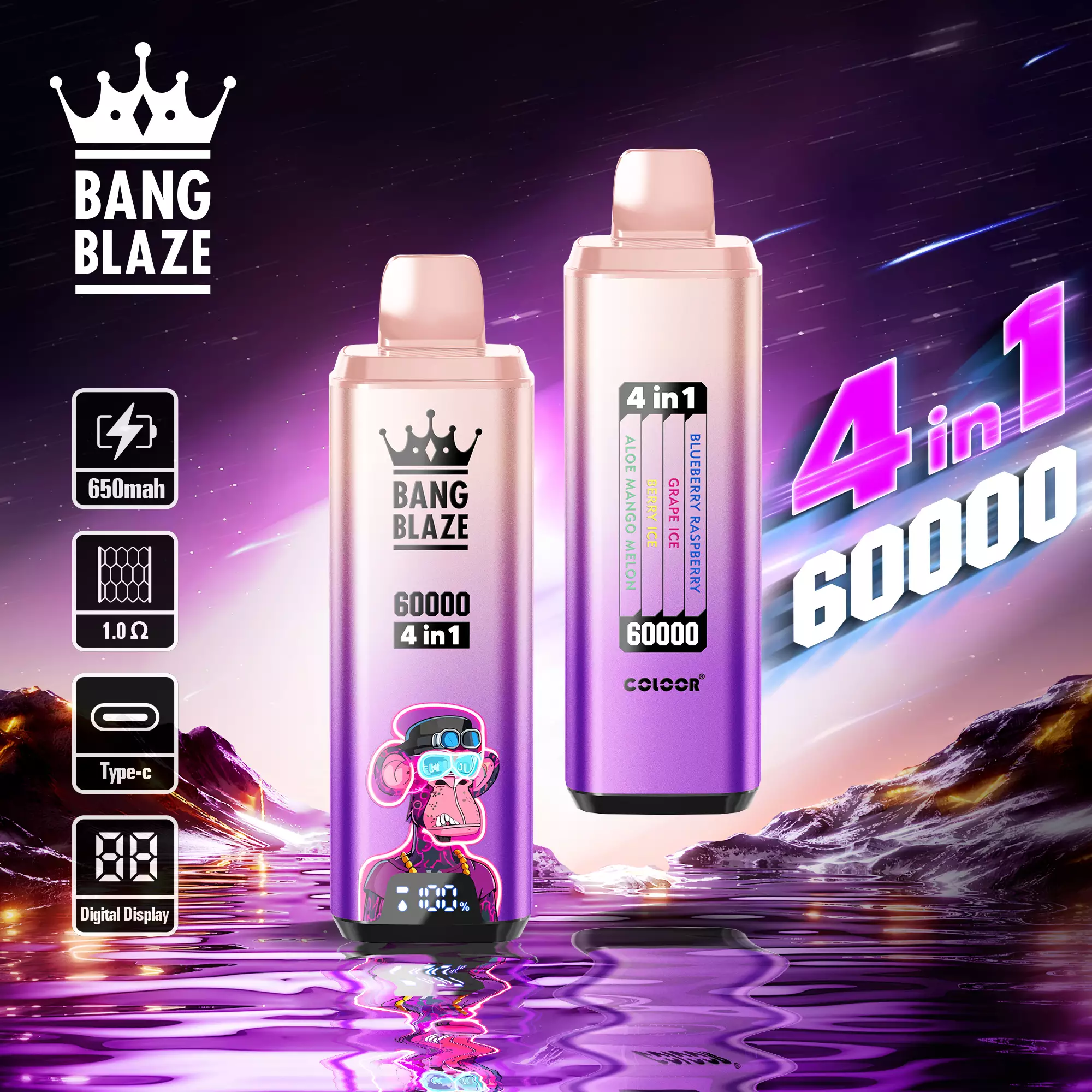 BANG BLAZE 60000 Züge 4in1 Geschmack Einweg Vape Großhandel 60K Züge günstig kaufen – Bild 9