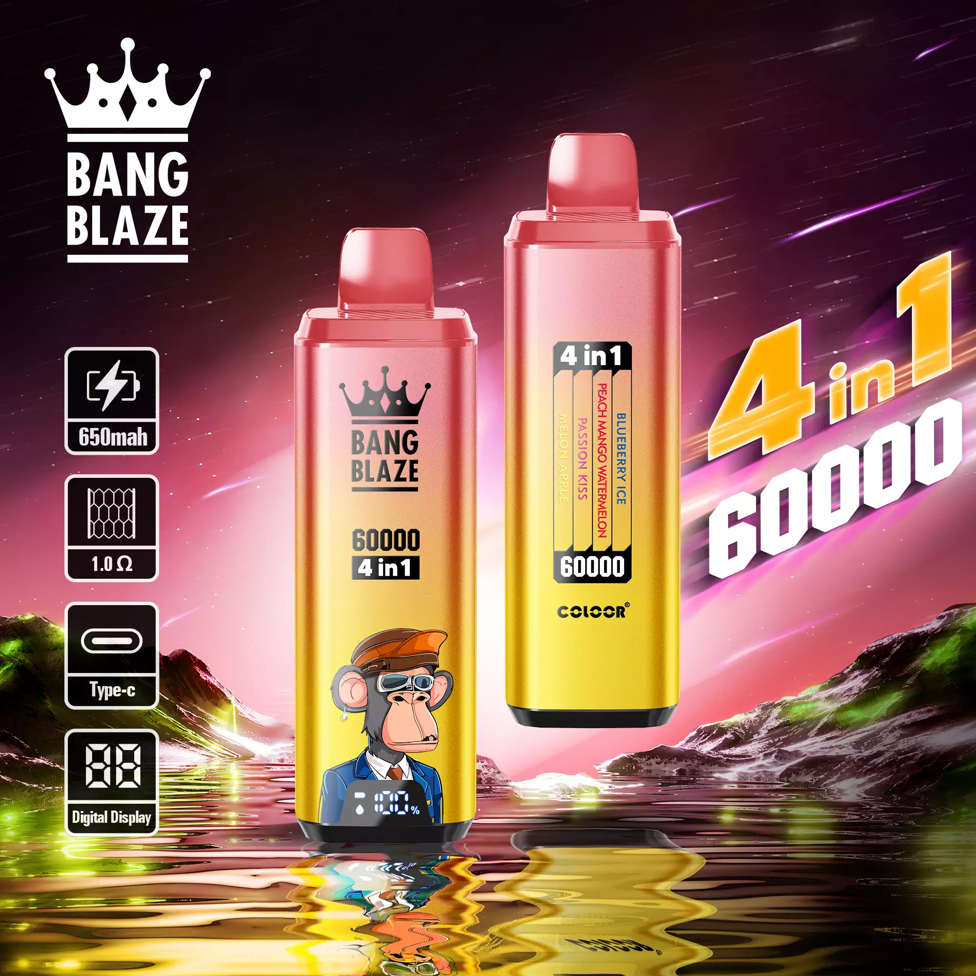 BANG BLAZE 60000 Züge 4in1 Geschmack Einweg Vape Großhandel 60K Züge günstig kaufen – Bild 11