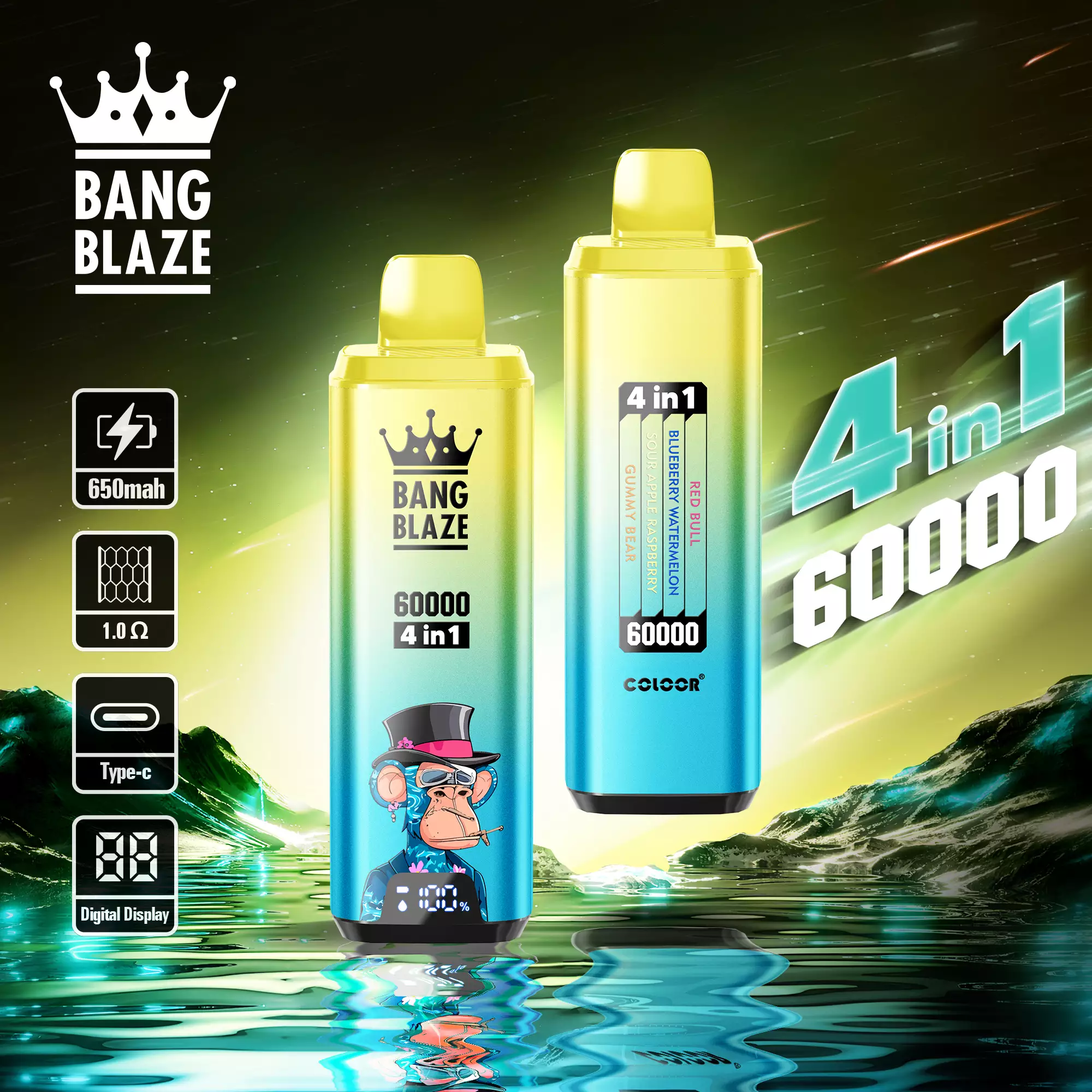 BANG BLAZE 60000 Züge 4in1 Geschmack Einweg Vape Großhandel 60K Züge günstig kaufen – Bild 7