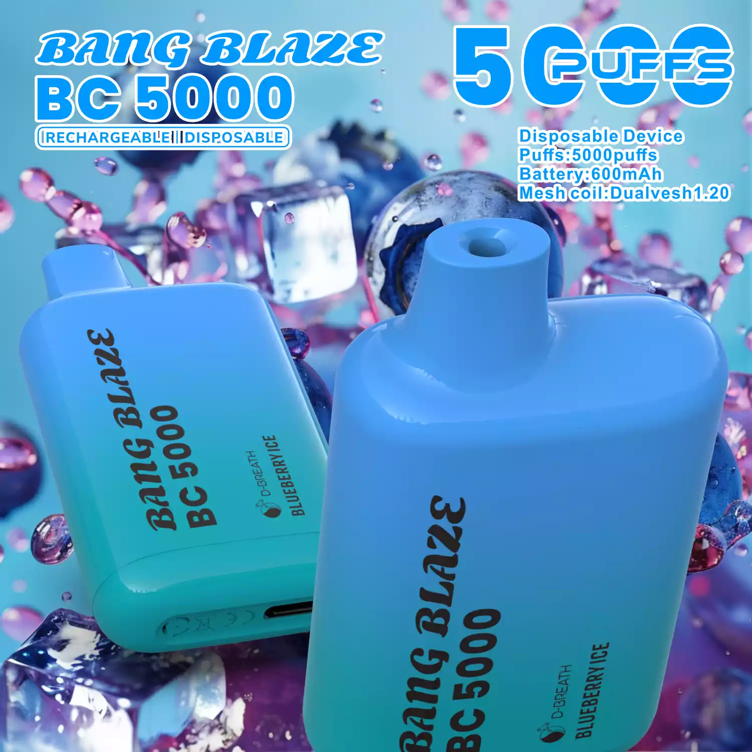 Bang Blaze BC 5000 Züge Einweg Vape DSK062 Großhandel günstig kaufen – Bild 5