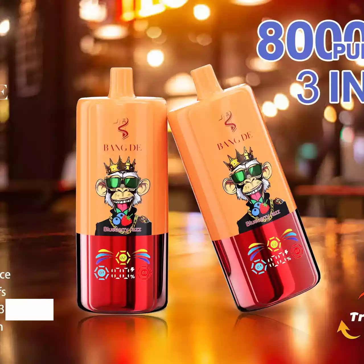 Bang DE 80K Einweg Vape 80000 Züge Dual Mesh Coil LED Ring Großhandel günstig kaufen – Bild 6