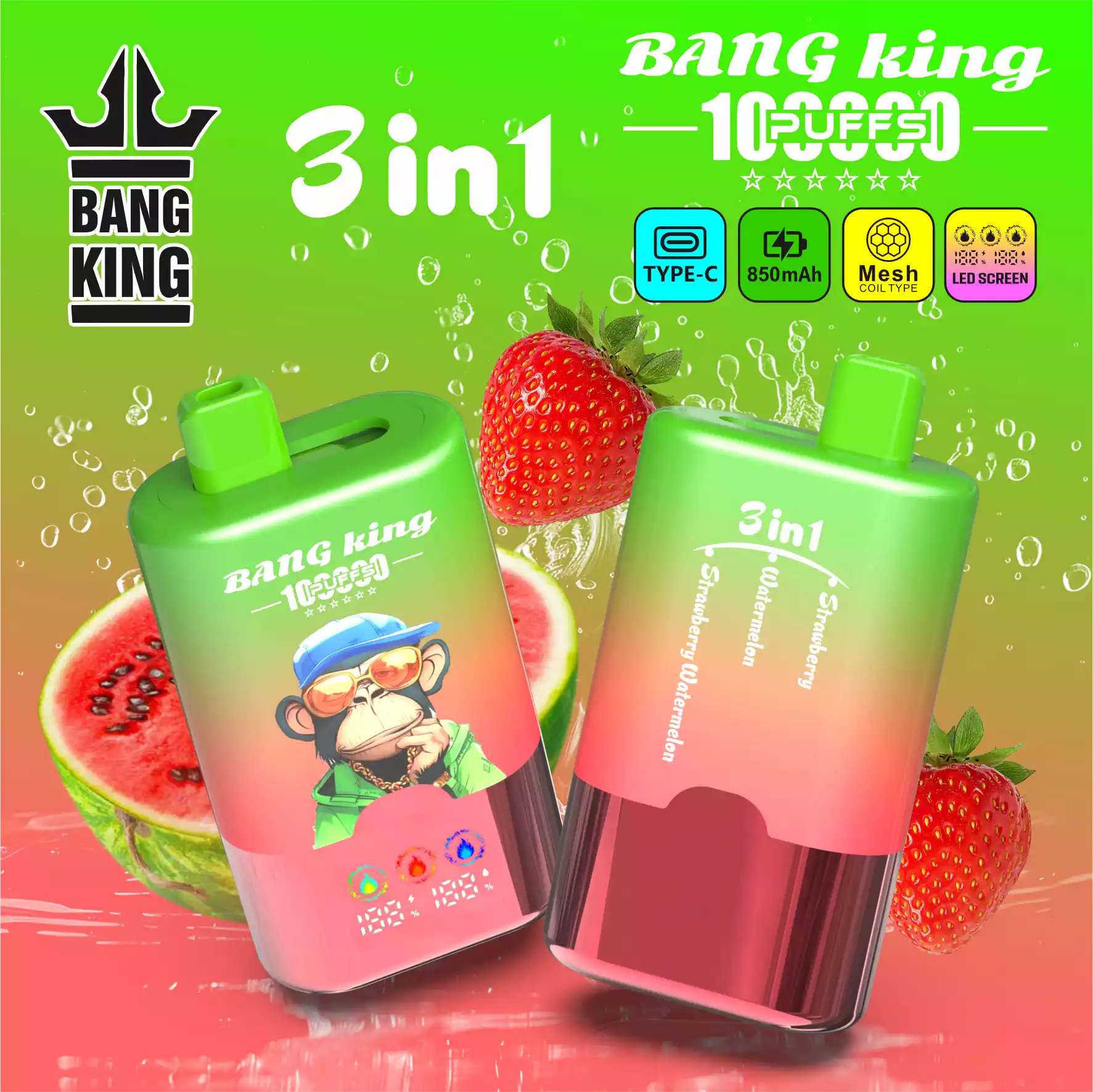 BANG KING 100K Einweg Vape 100000 Züge 3 in 1 Triple Taste Großhandel günstig kaufen – Bild 12