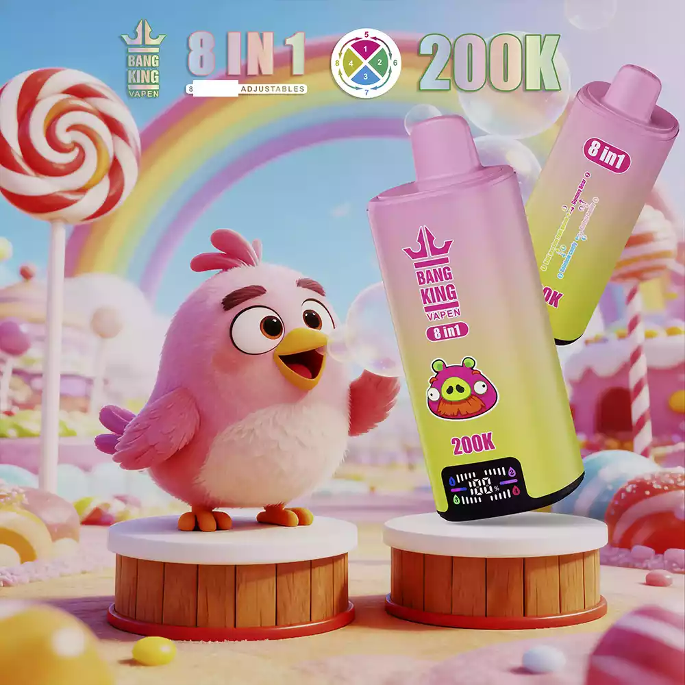 BANG KING 200K Einweg Vape 200000 Züge 8in1 Quad Mesh Großhandel DSK073 günstig kaufen – Bild 3