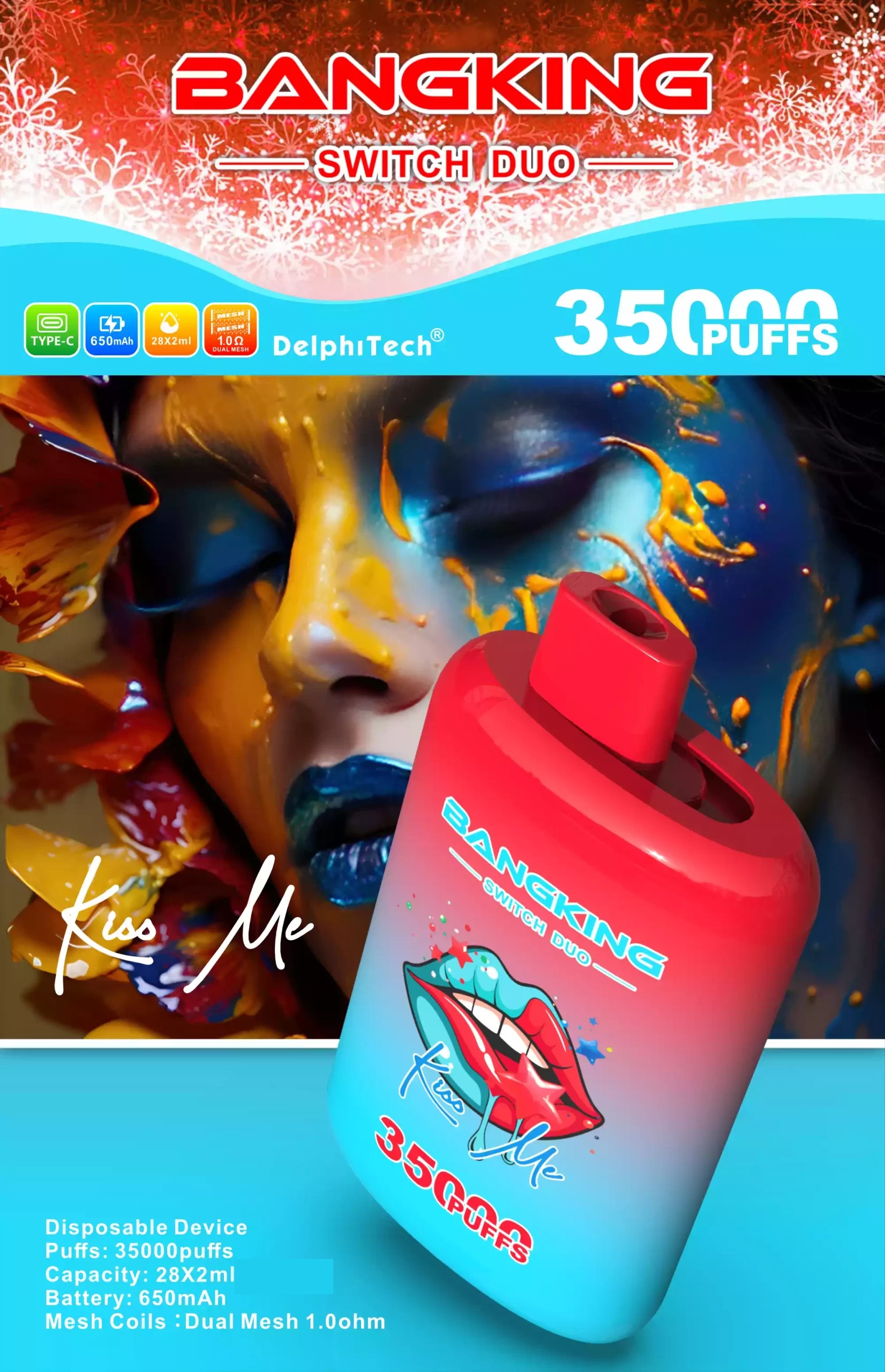 BANG KING 35000 Züge Dual Taste Einweg Vape DSK045 Großhandel günstig kaufen – Bild 4