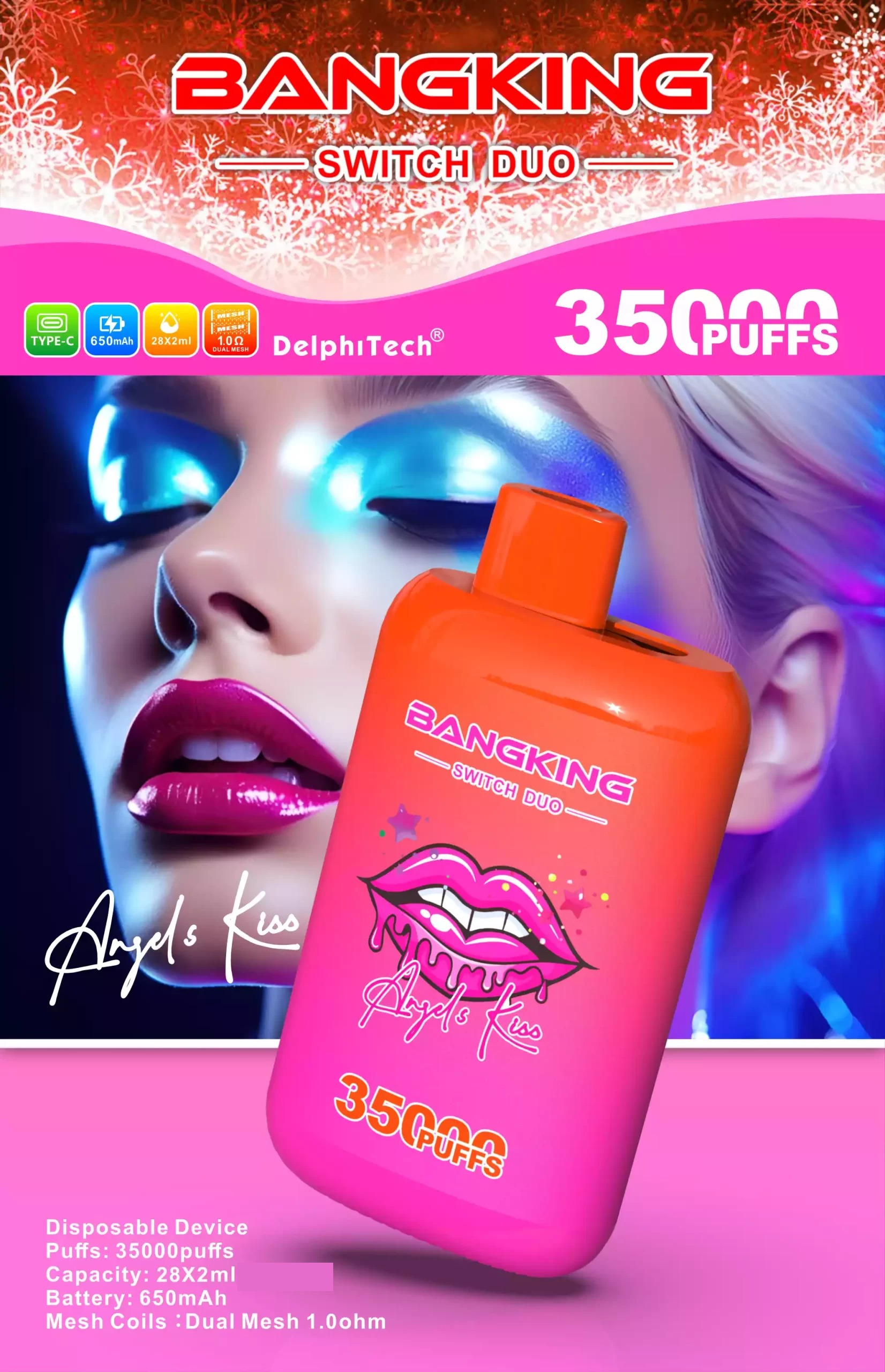 BANG KING 35000 Züge Dual Taste Einweg Vape DSK045 Großhandel günstig kaufen – Bild 7