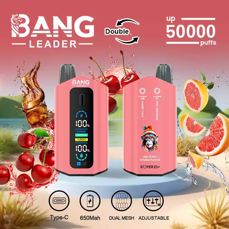 BANG LEADER 50000 Züge Dual Taste Einweg Vape 50K Großhandel günstig kaufen – Bild 4