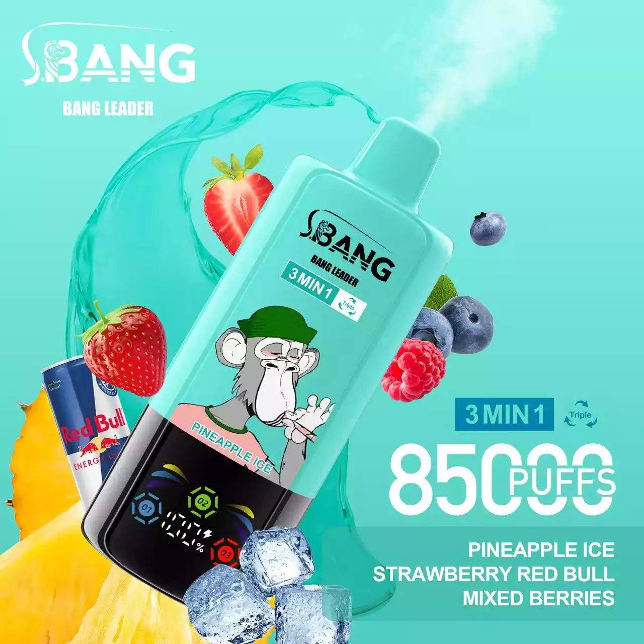BANG LEADER 85000 Züge 3 in 1 Einweg Vape Großhandel Bestpreis – Bild 9