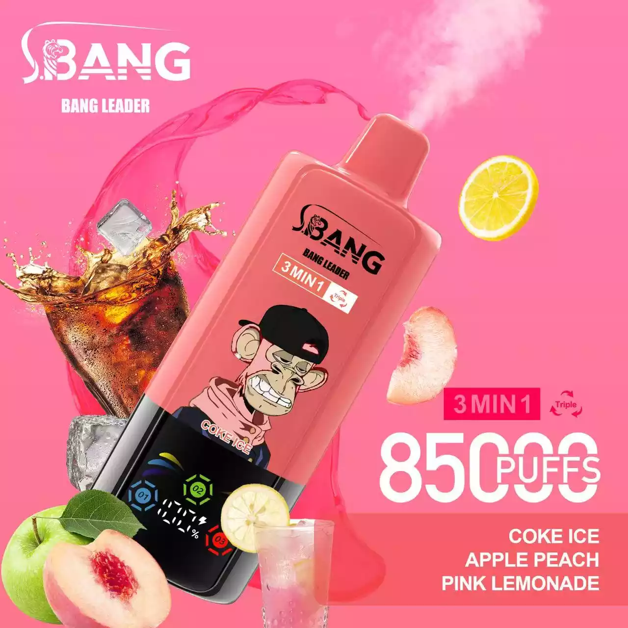 BANG LEADER 85000 Züge 3 in 1 Einweg Vape Großhandel Bestpreis – Bild 11
