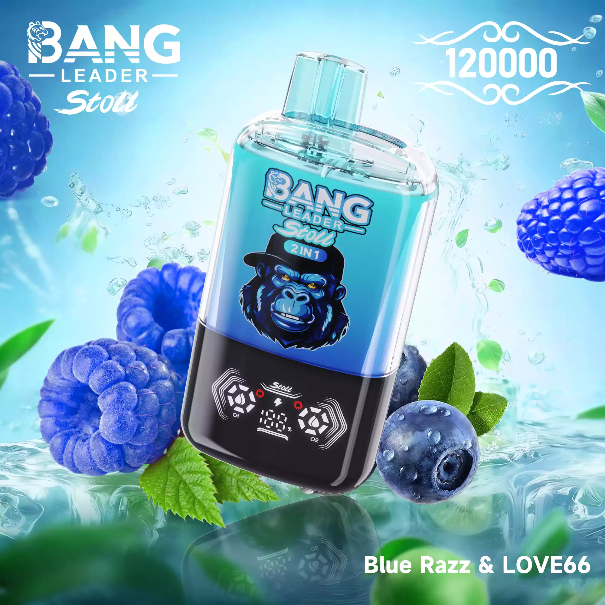 Bang Leader Stoll 120000 Züge Einweg Vape Smart Display Dual Screen Großhandel günstig kaufen – Bild 13