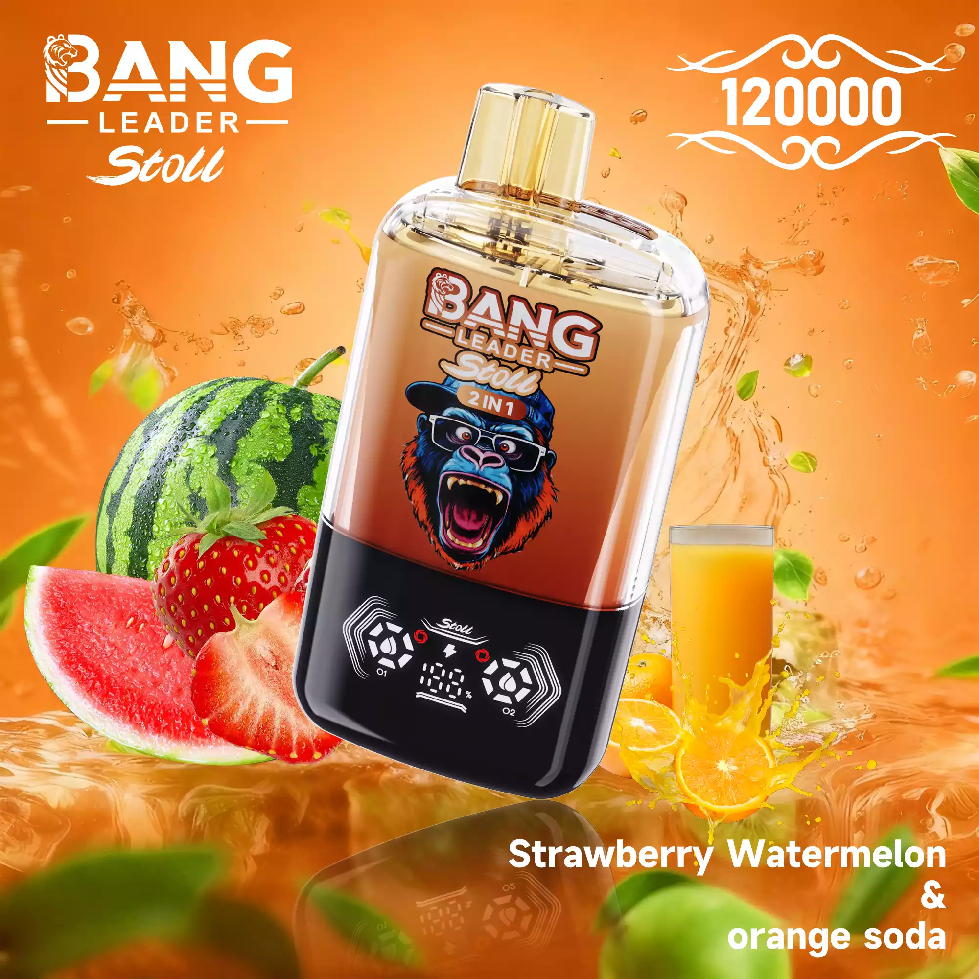 Bang Leader Stoll 120000 Züge Einweg Vape Smart Display Dual Screen Großhandel günstig kaufen – Bild 6