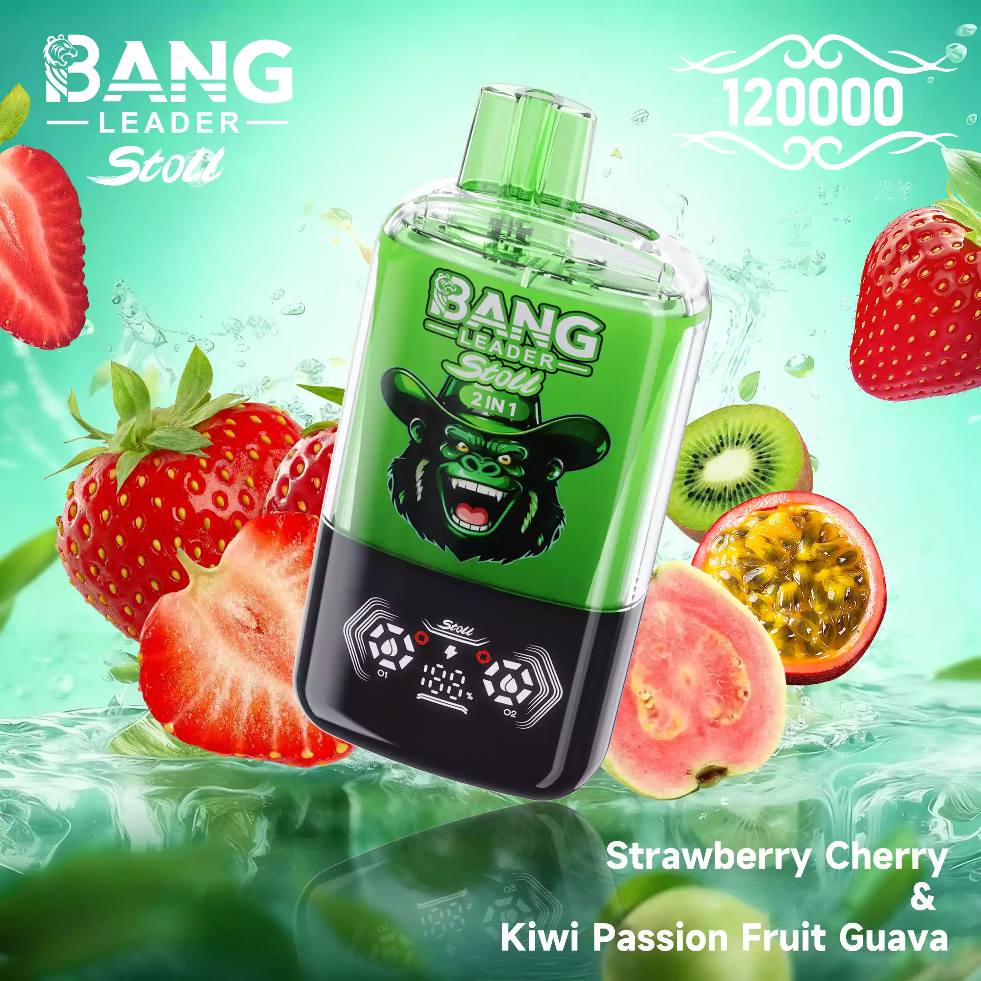 Bang Leader Stoll 120000 Züge Einweg Vape Smart Display Dual Screen Großhandel günstig kaufen – Bild 12