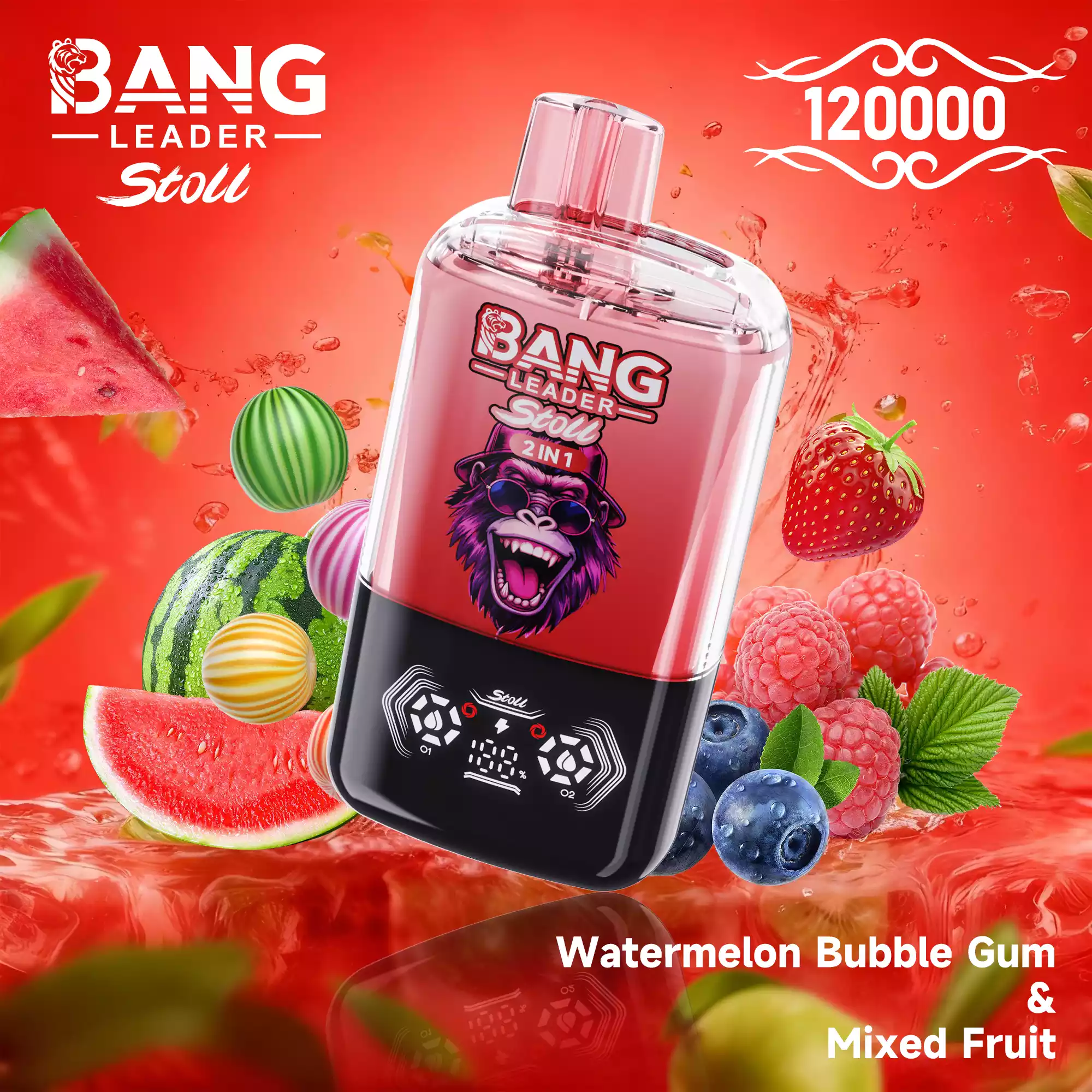 Bang Leader Stoll 120000 Züge Einweg Vape Smart Display Dual Screen Großhandel günstig kaufen – Bild 11