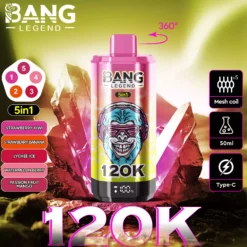 Alternative view of BANG LEGEND 120000 Züge 5 in 1 Einweg Vape DSK060 Großhandel günstig kaufen
