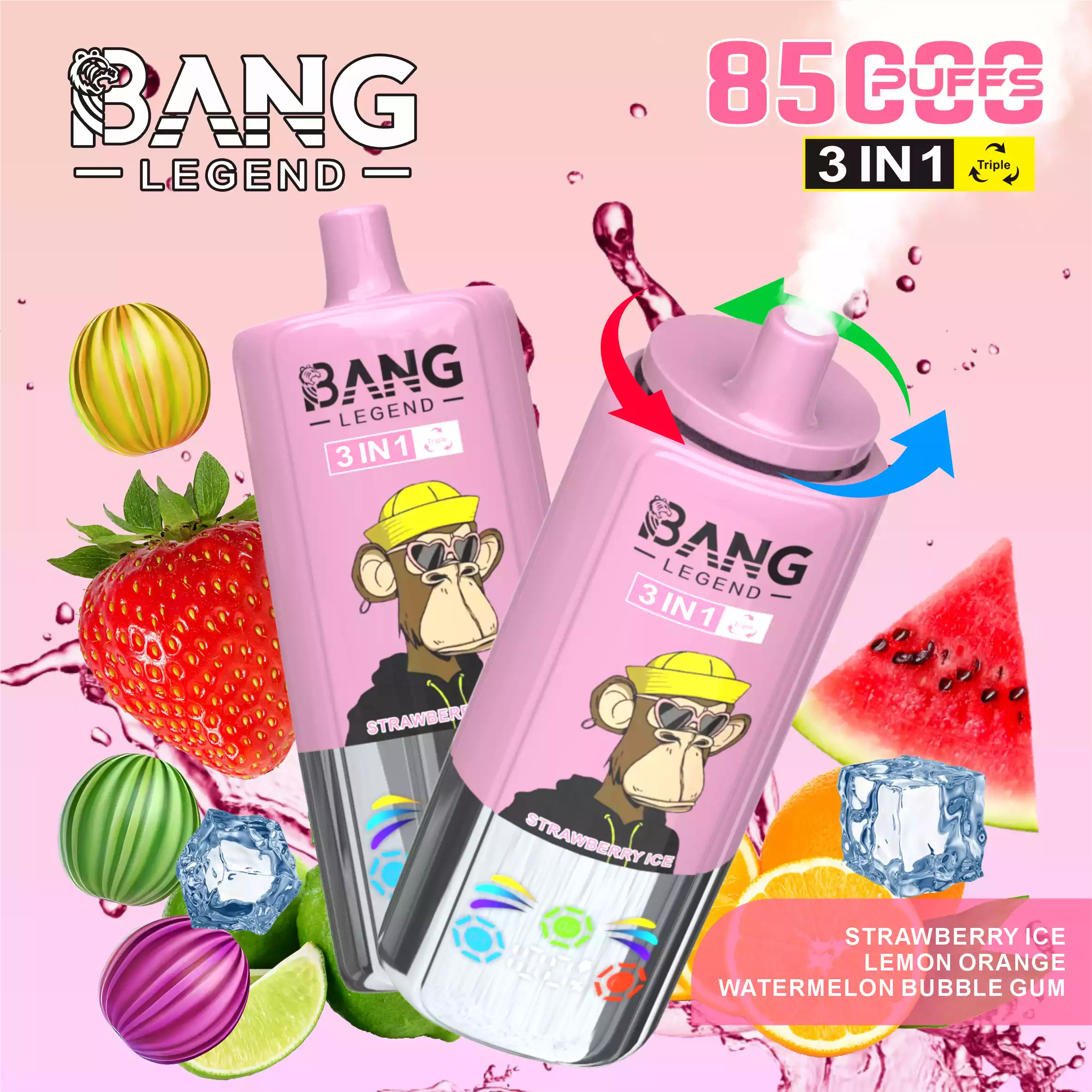 BANG LEGEND 85000 Züge 3 in 1 Einweg Vape DSK058 Großhandel günstig kaufen – Bild 14