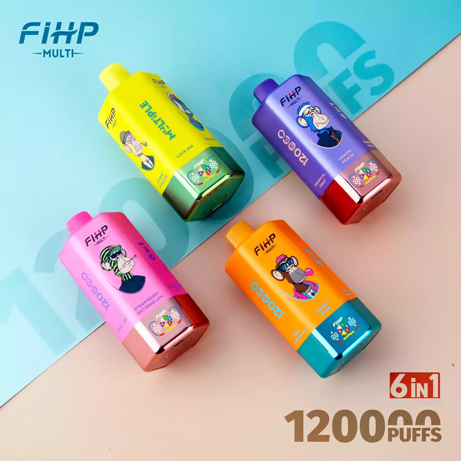 FIHP 120000 Einweg Vape 120K Züge 6 in 1 Großhandel Bestpreis – Bild 5