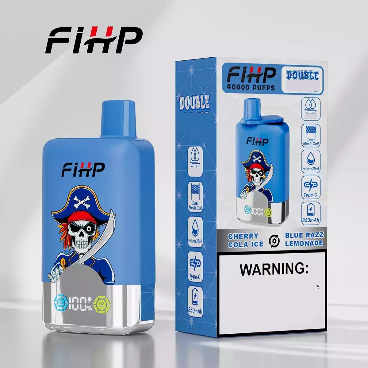 FIHP 40000 Züge Doppel Einweg Vape 40K Großhandel Bestpreis – Bild 15
