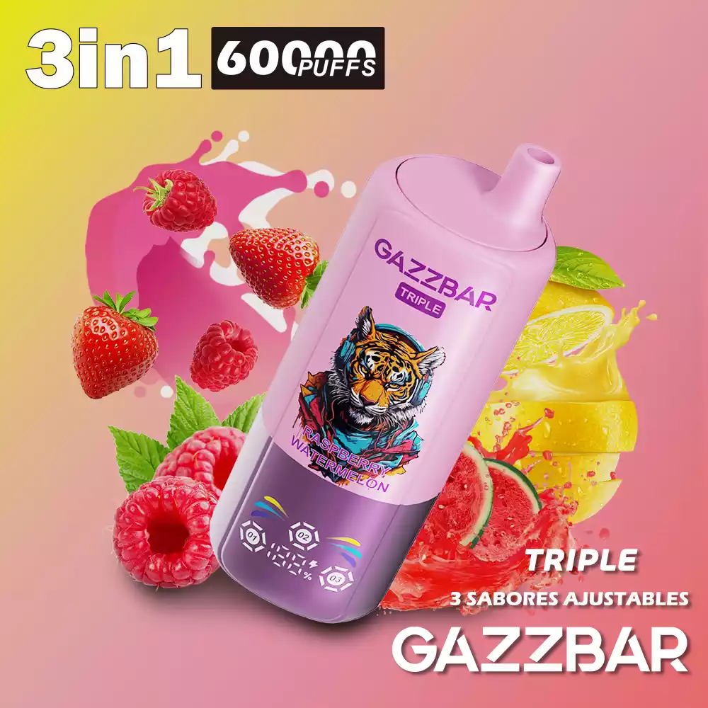 GAZZ BAR Triple 60000 Züge 3in1 Einweg Vape Großhandel günstig kaufen – Bild 10