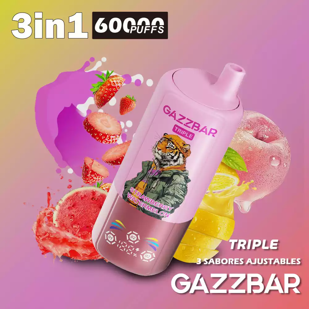 GAZZ BAR Triple 60000 Züge 3in1 Einweg Vape Großhandel günstig kaufen – Bild 6