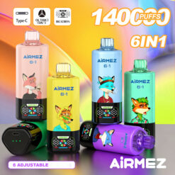 AIRMEZ FOX 140000 Züge Einweg Vape 6in1 Großhandel einstellbare Geschmäcker günstig kaufen