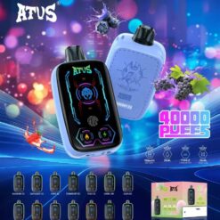 ATVS 40000 Züge Dual Mesh Einweg Vape Großhandel Digitalanzeige 40K günstig kaufen