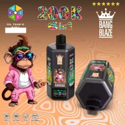 Bang Blaze 200K Einweg Vape Großhandel 200000 Züge 6 Geschmäcker Mesh Coil günstig kaufen