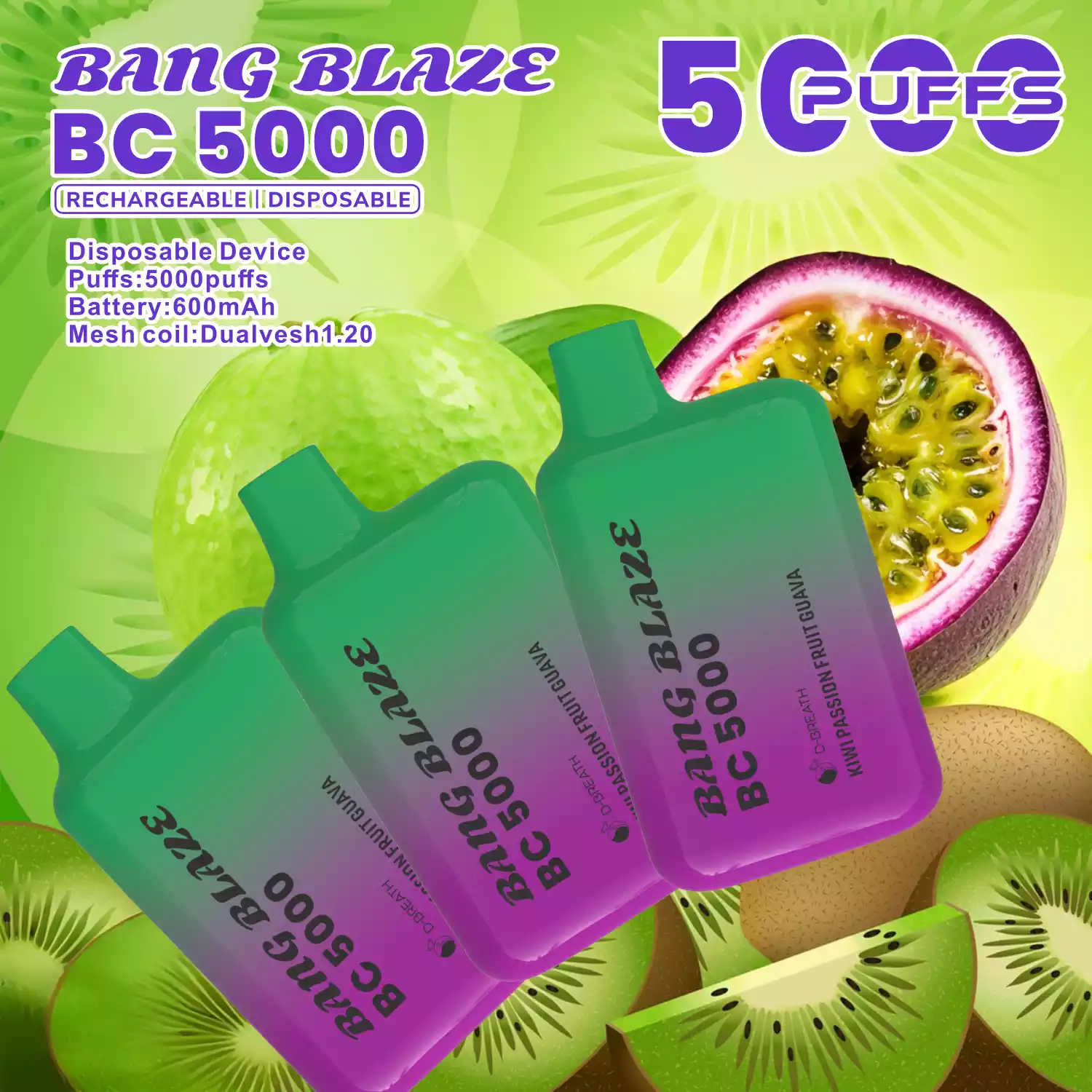 Bang Blaze BC 5000 Züge Einweg Vape DSK062 Großhandel günstig kaufen