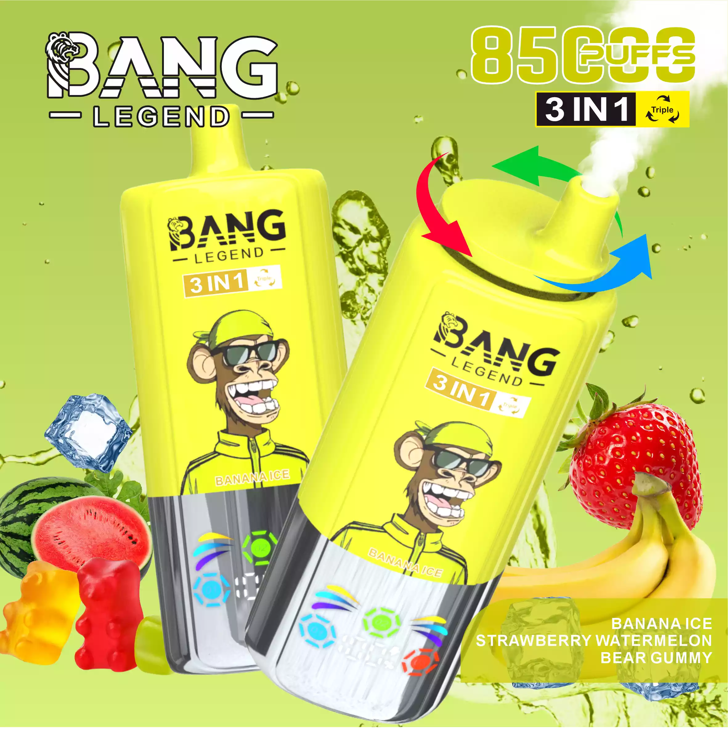BANG LEGEND 85000 Züge 3 in 1 Einweg Vape DSK058 Großhandel günstig kaufen